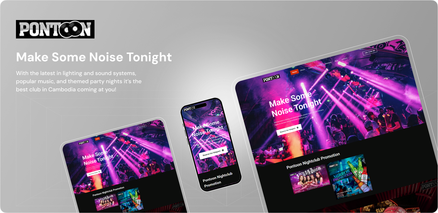 Pontoon website portfolio