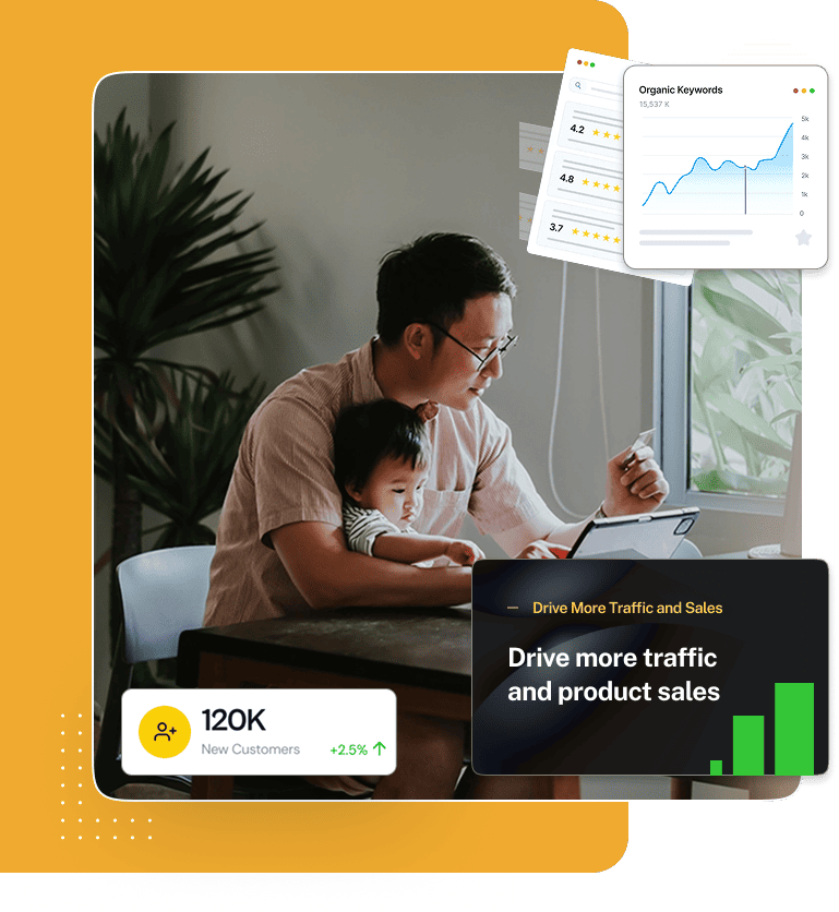 A man working for digital marketing agency